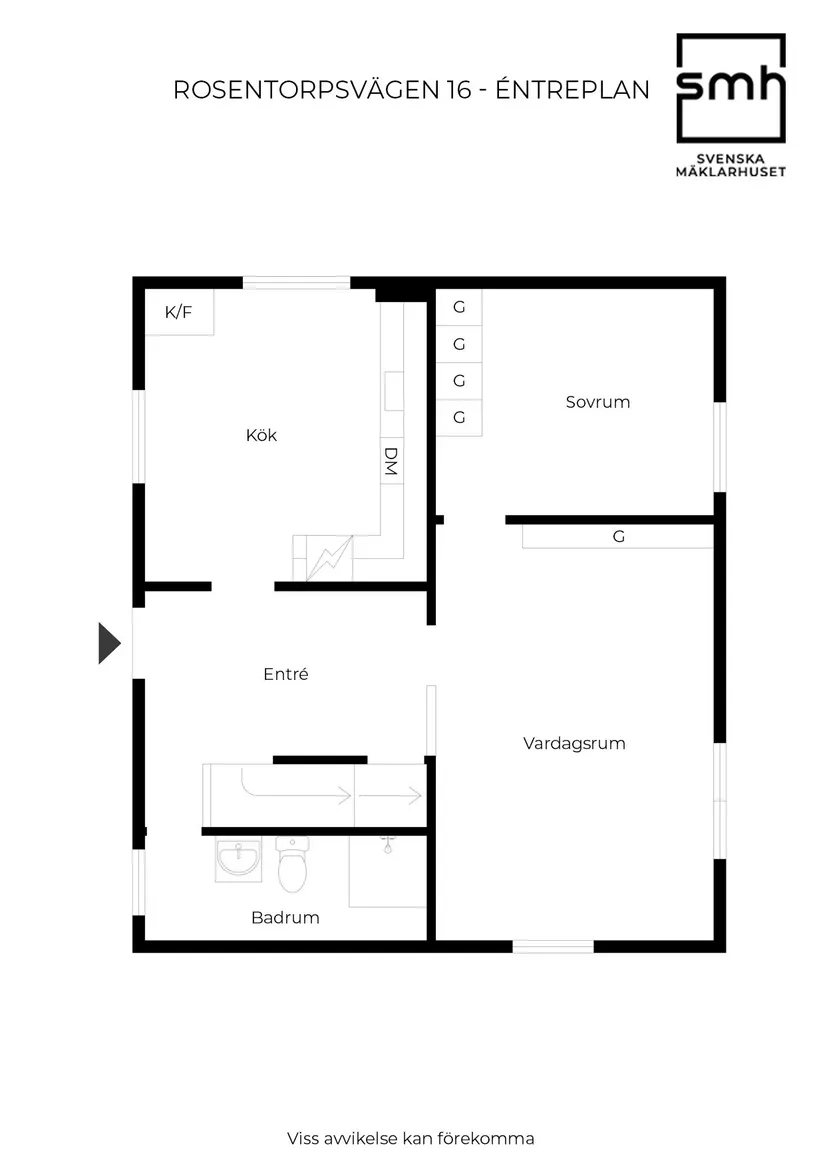 Villa, Rosentorpsvägen 16, Bjuv