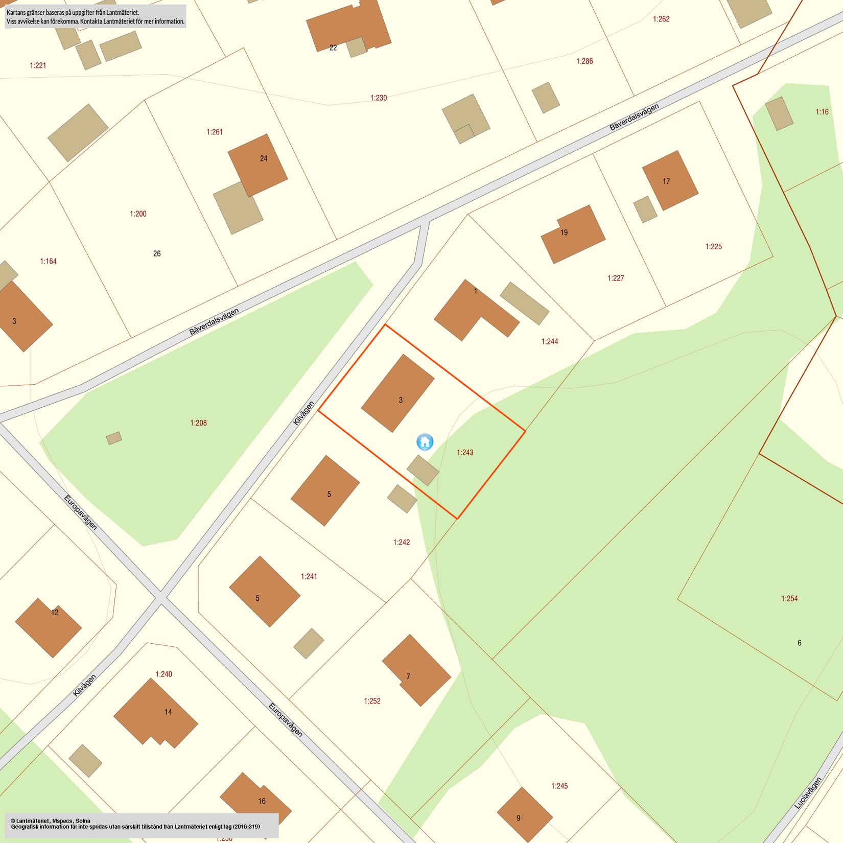 Villa, Kilvägen 3, Påryd, Kalmar