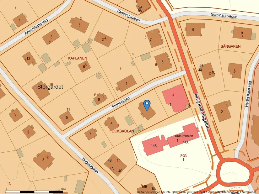 Villa, Fredsvägen 3, Strängnäs Centrum, Strängnäs
