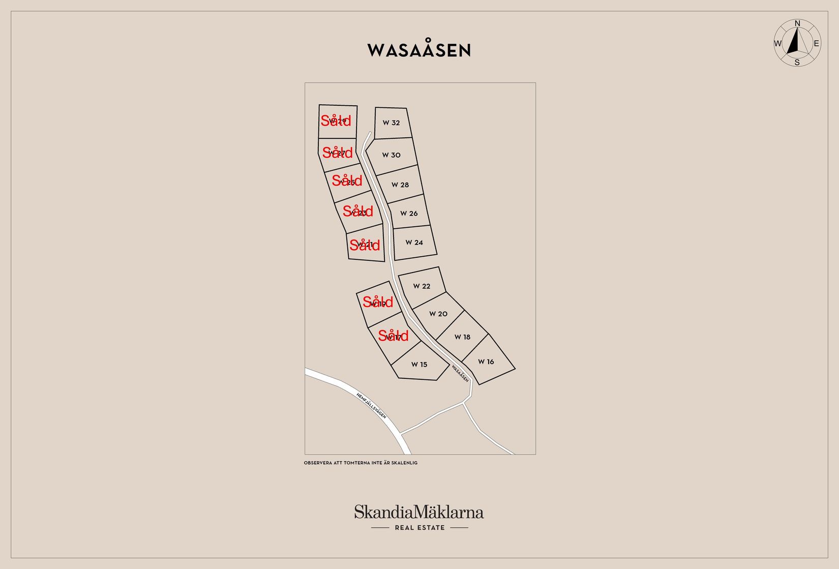 Tomt, Wasaåsen 28, Lindvallen, Malung-Sälen