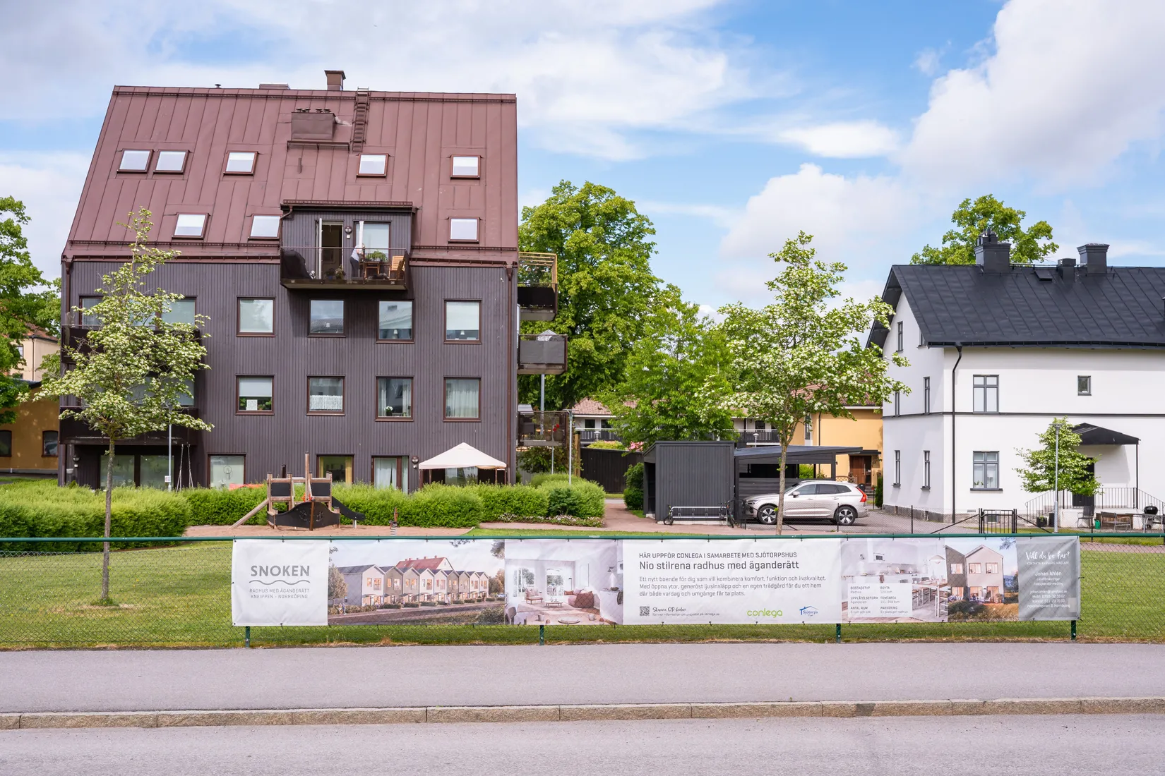 Villa, Radhus, Fotbollsgatan 20J, Kneippen, Norrköping