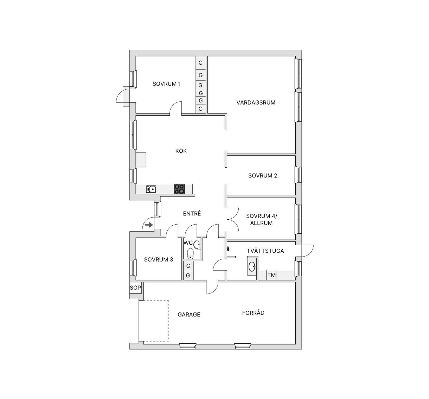 Villa, Laestadius väg 13, Haparanda