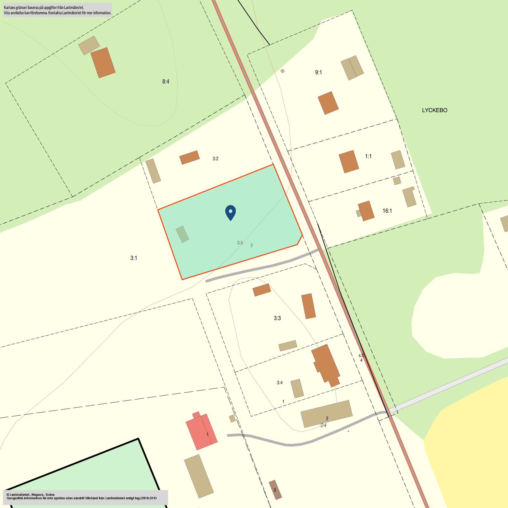 Tomt, Gamla Norrbystugan 2, Västerljung, Trosa
