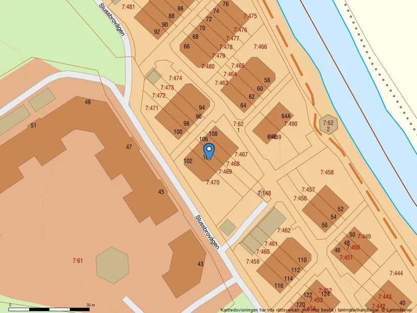Radhus, Slussbrovägen 104, Runö, Österåker