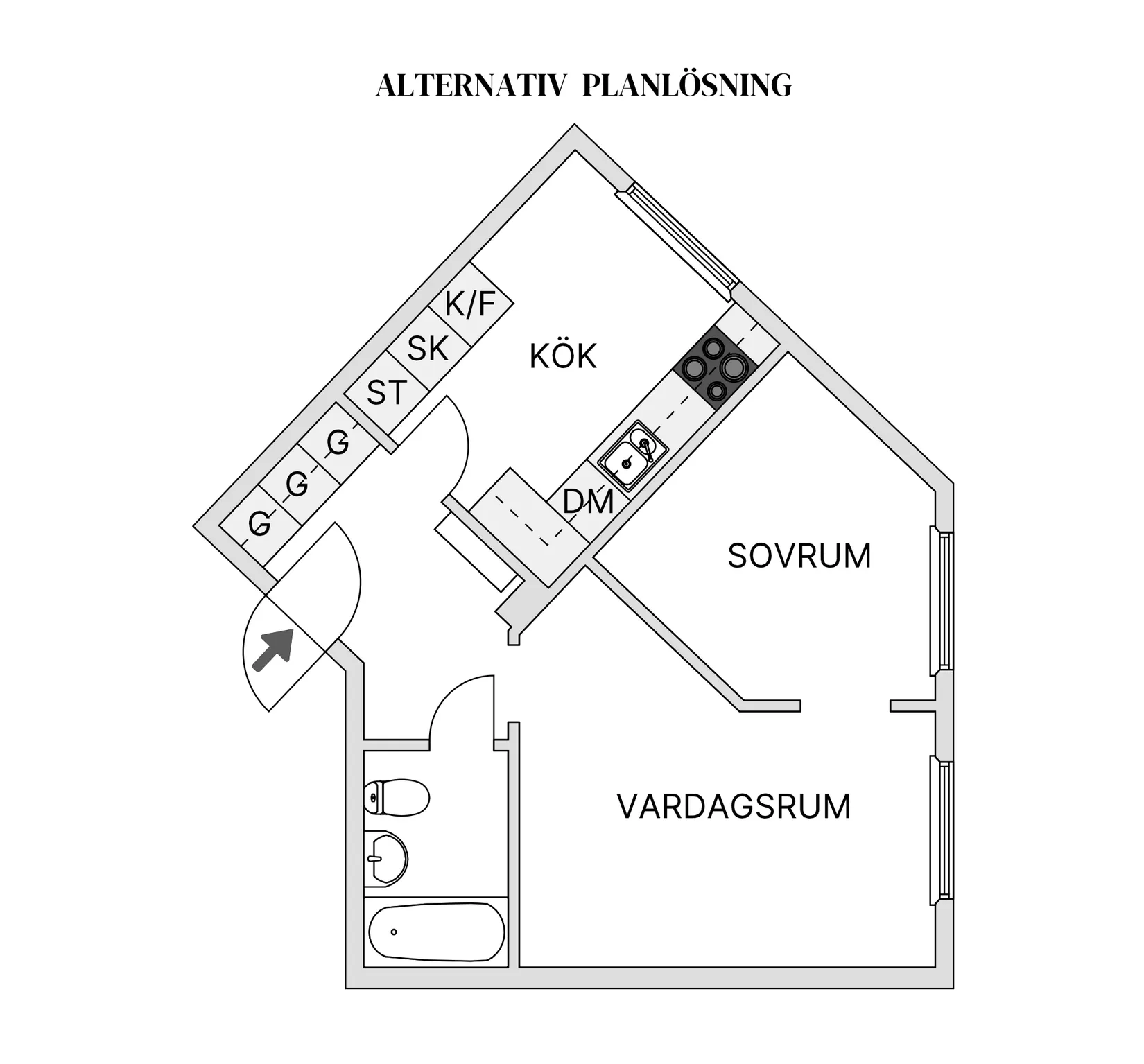 Bostadsrätt, Molkomsbacken 25, Farsta, Stockholm