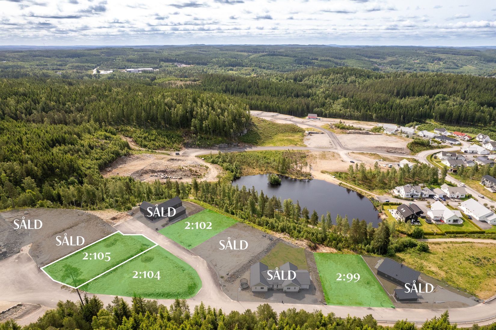 Tomt, Erikstorpsvägen 74, Erikstorp, Bollebygd