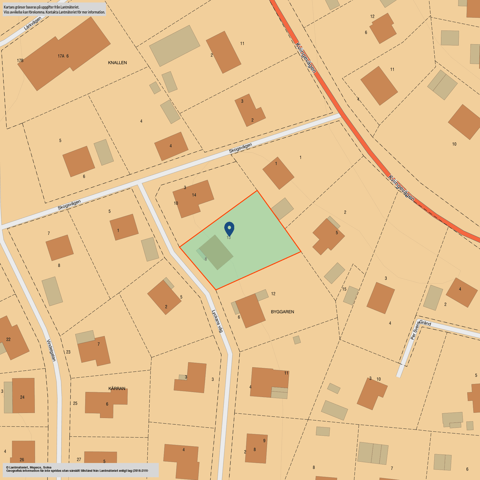 Villa, Lyckans väg 8, Östra Göinge