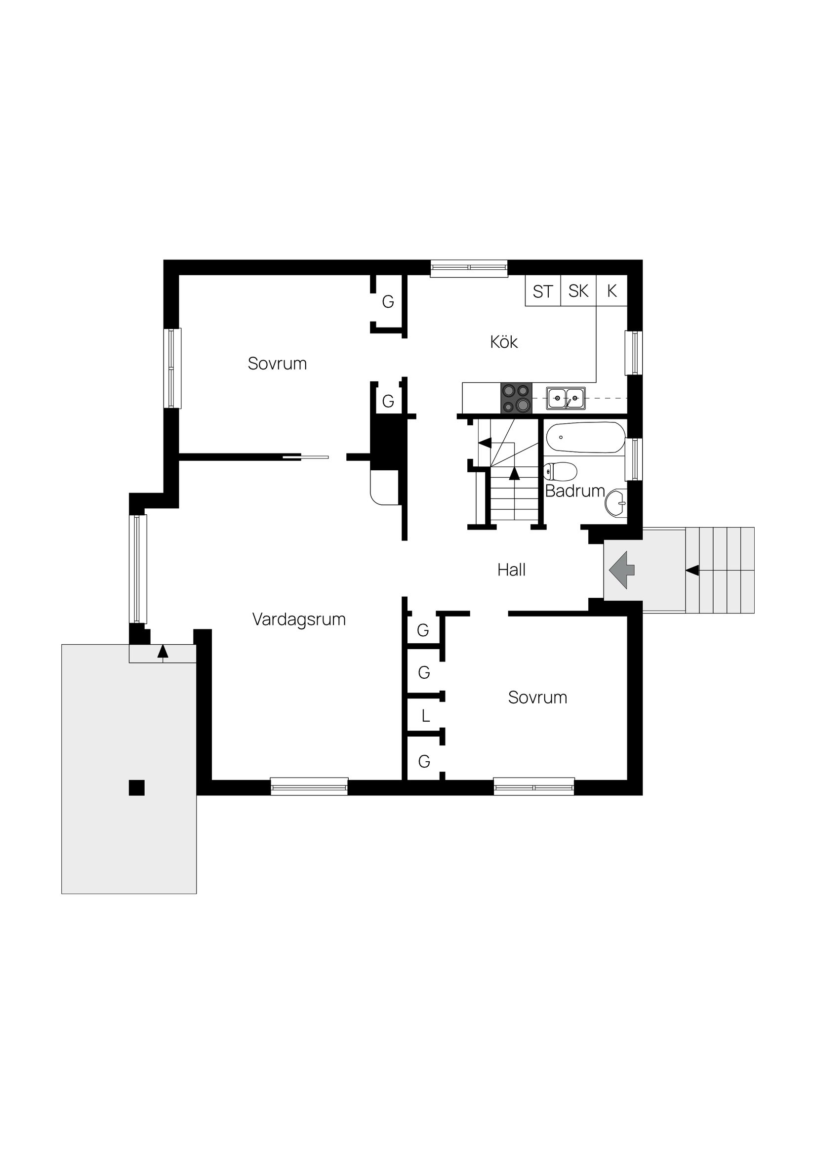 Villa, Solgränd 8, Timrå