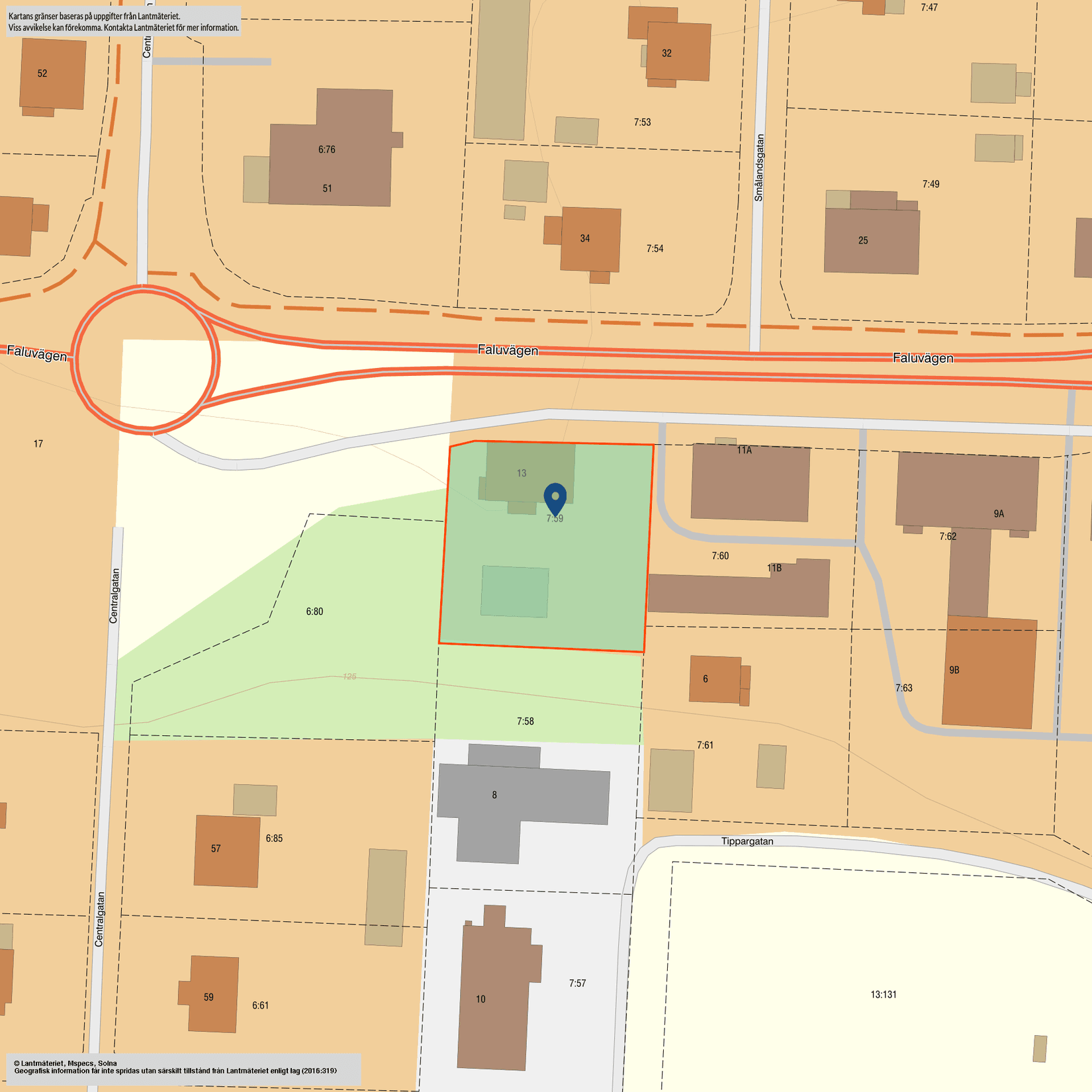 Villa, Faluvägen 13, Hofors