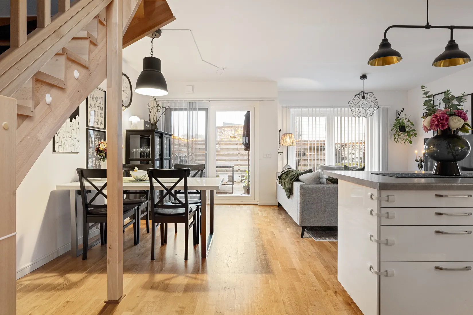 Radhus, Flemings väg 12, Malmbryggshagen, Nyköping