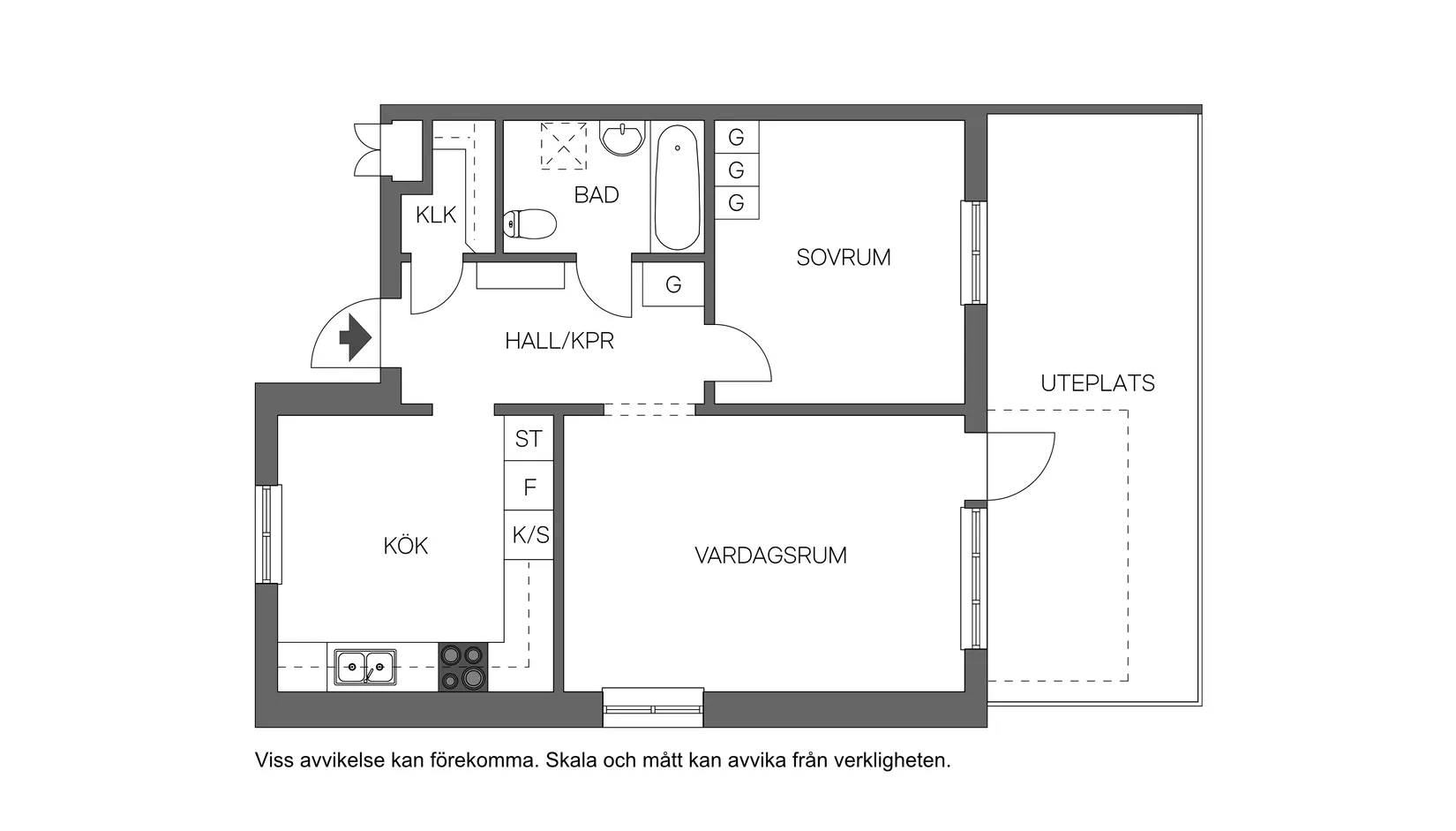 Bostadsrätt, Hinkgränd 66, Ersboda, Umeå