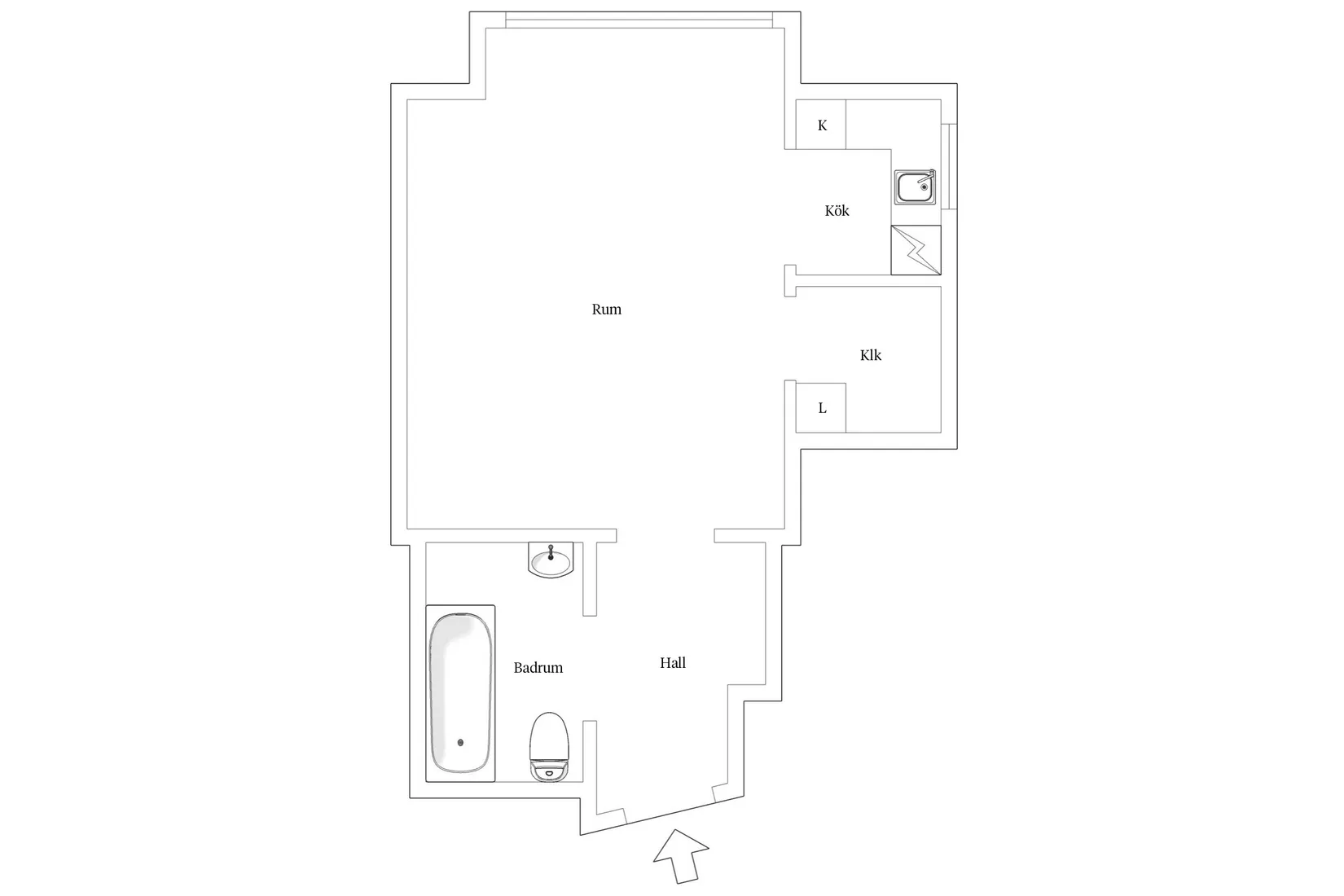Bostadsrätt, Pontonjärgatan 33, 5tr, Kungsholmen - Norr Mälarstrand, Stockholm