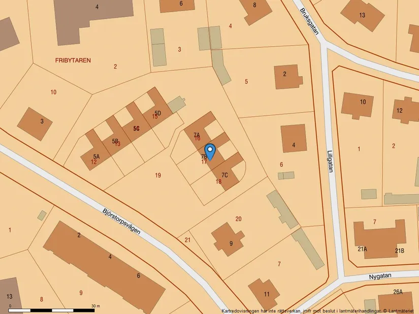 Villa, Radhus, Björstorpsvägen 7B, Tidaholm