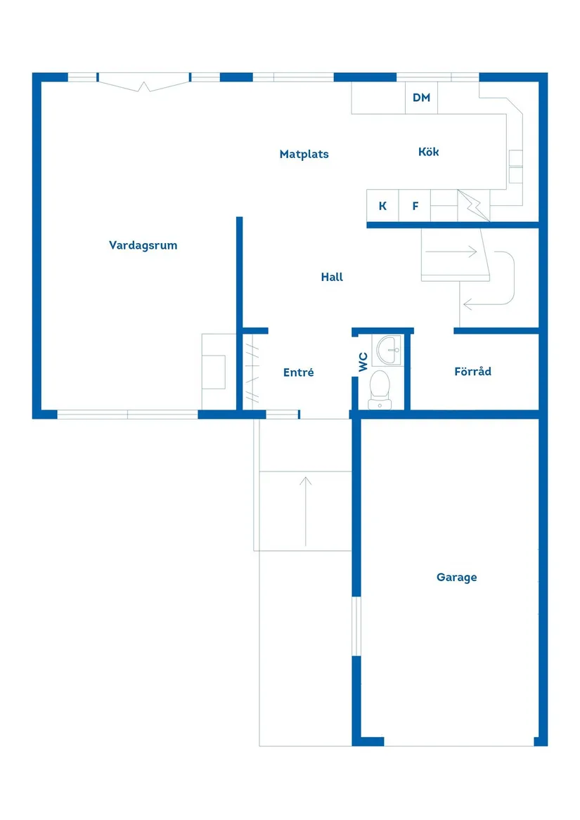 Villa, Radhus, Björstorpsvägen 7B, Tidaholm