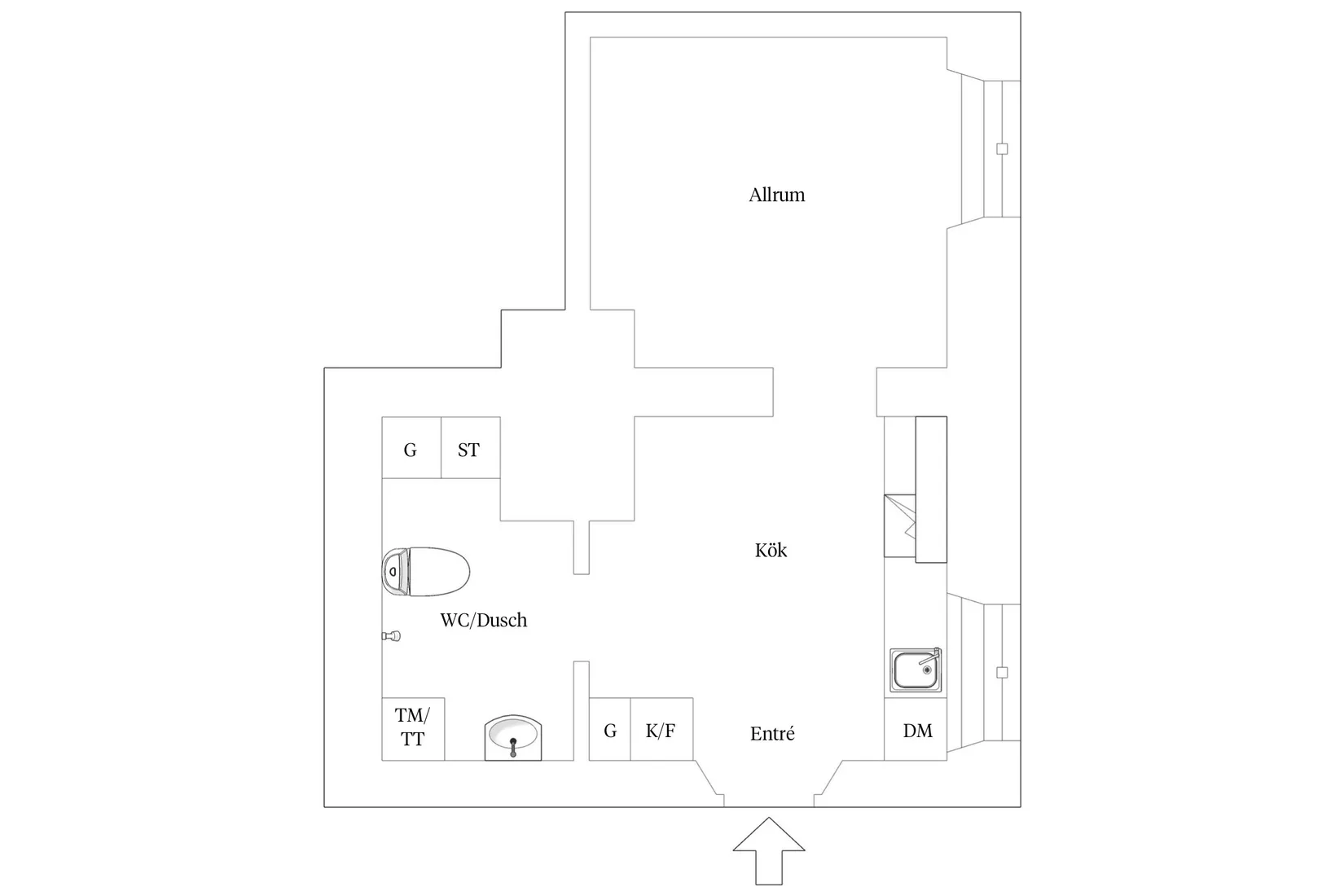 Bostadsrätt, Södra Agnegatan 26, BV, Kungsholmen - Rådhuset, Stockholm