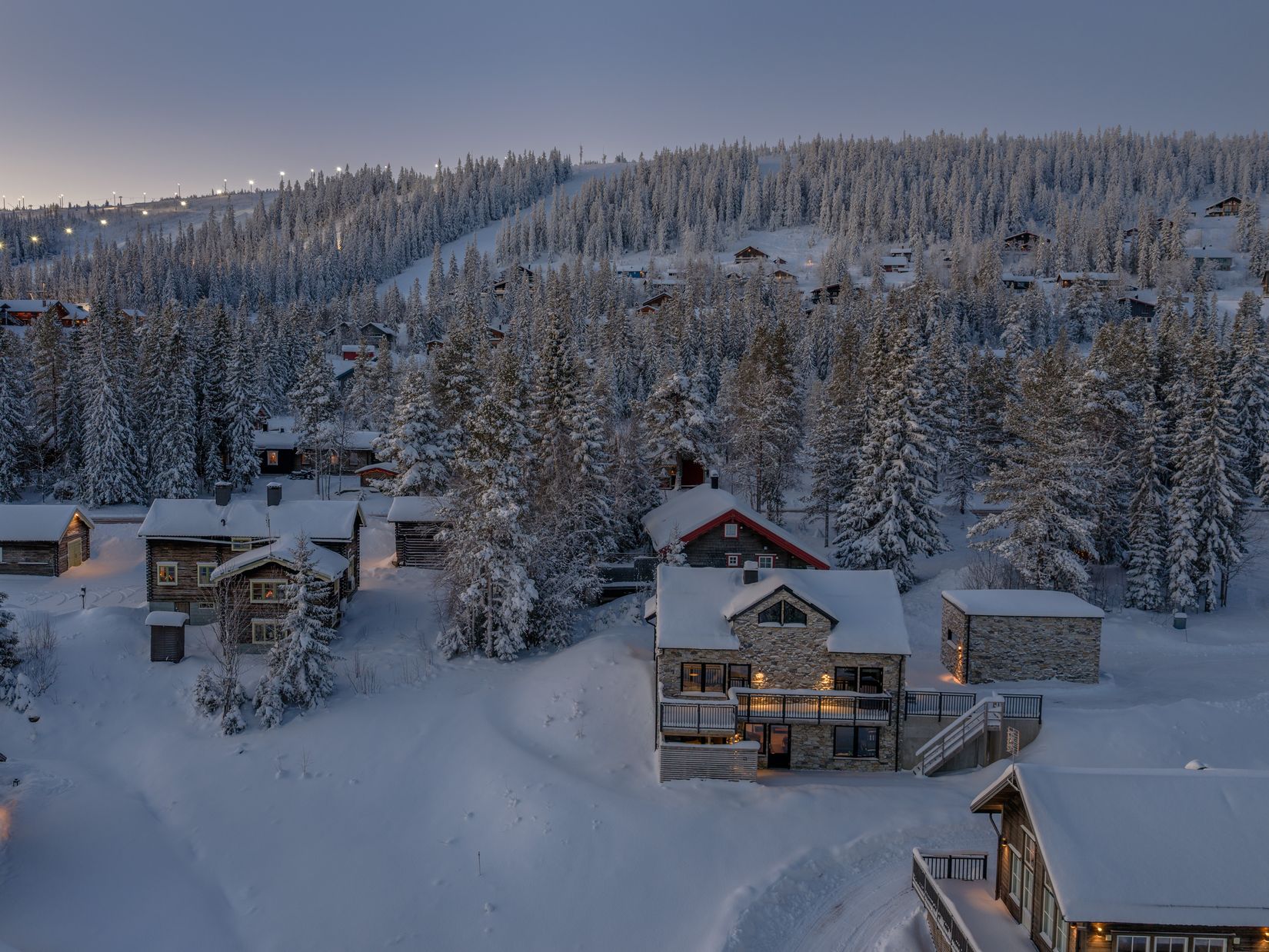 Fritidshus, Olarsängen 111, Sälfjällstorget, Lindvallen, Malung-Sälen