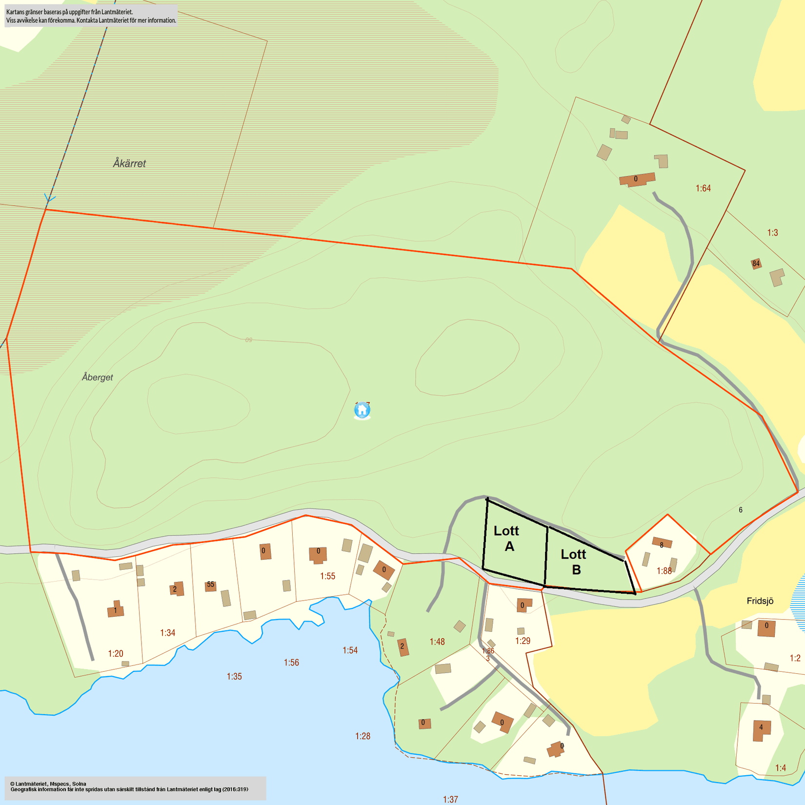 Tomt, Eklången  6 Lott A, Eklången, Eskilstuna