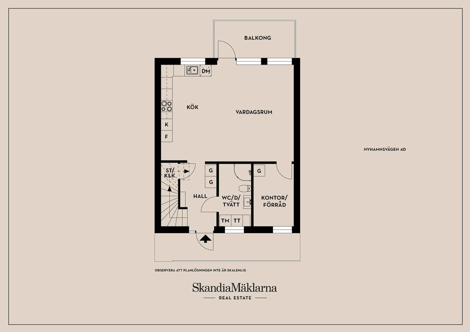 Bostadsrätt, Nyhamnsvägen 4D, Sannakajen, Kristinehamn