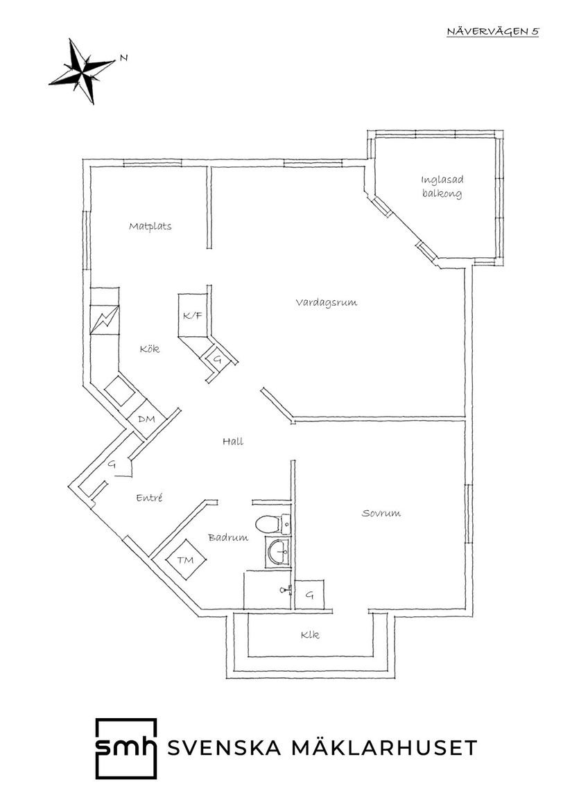 Bostadsrätt, Nävervägen 5, Furulund, Partille