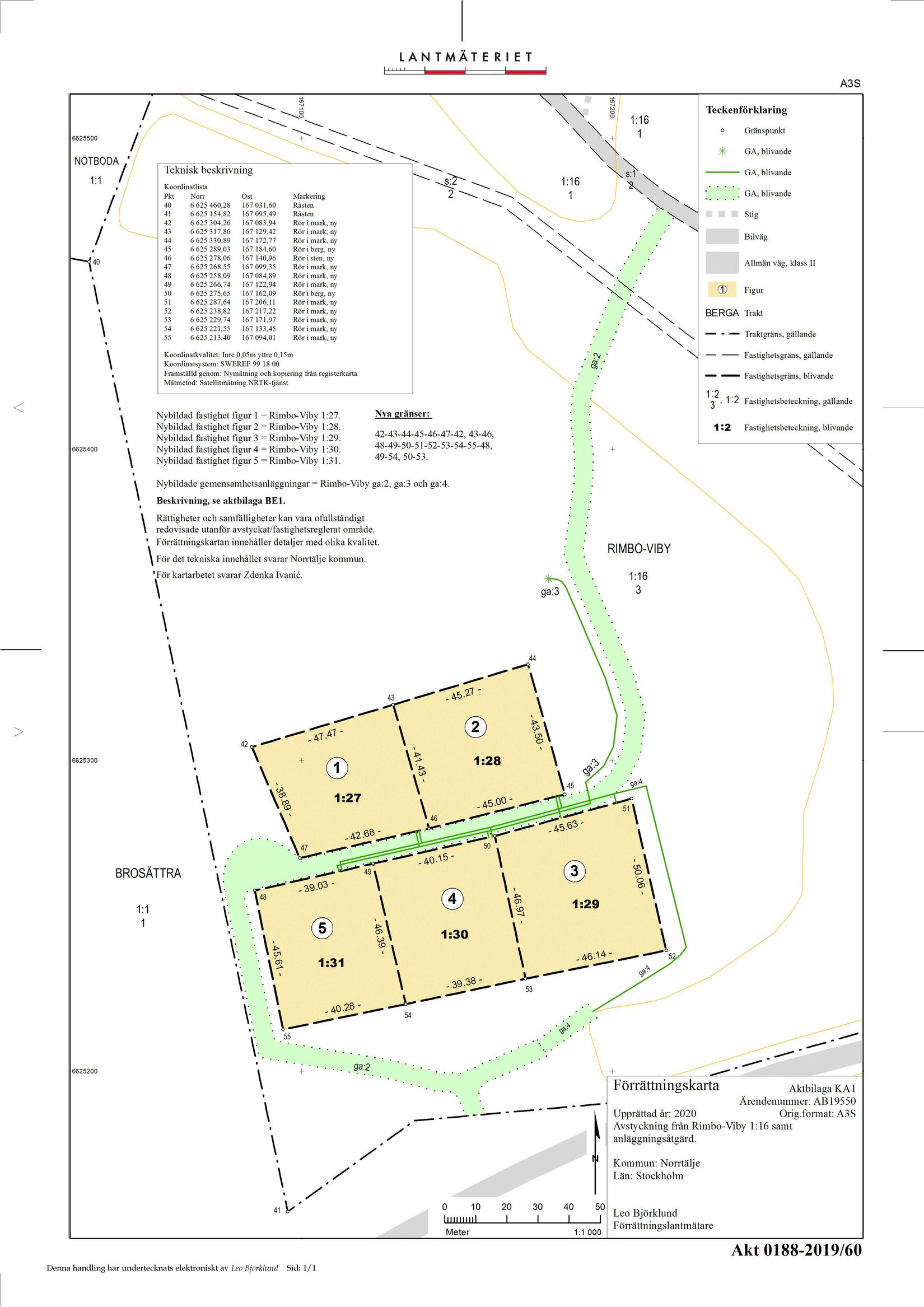 Tomt, Brosättrahöjden 23, Rimbo - Långsjön, Norrtälje