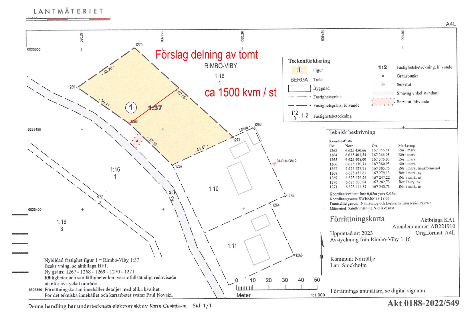 Tomt, Erlandsholmsvägen 8, Rimbo - Långsjön, Norrtälje