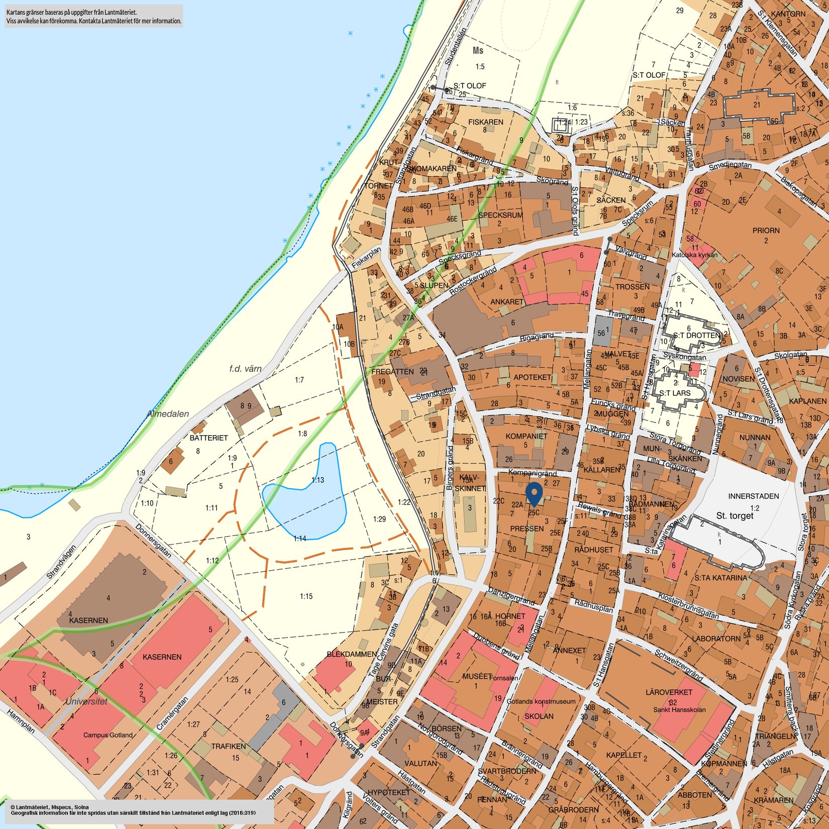 Bostadsrätt, Mellangatan 25 C, Visby innerstad, Gotland