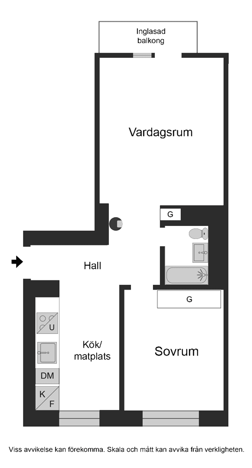 Bostadsrätt, Stockholmsvägen 13B, Norr / Folkparken, Norrköping