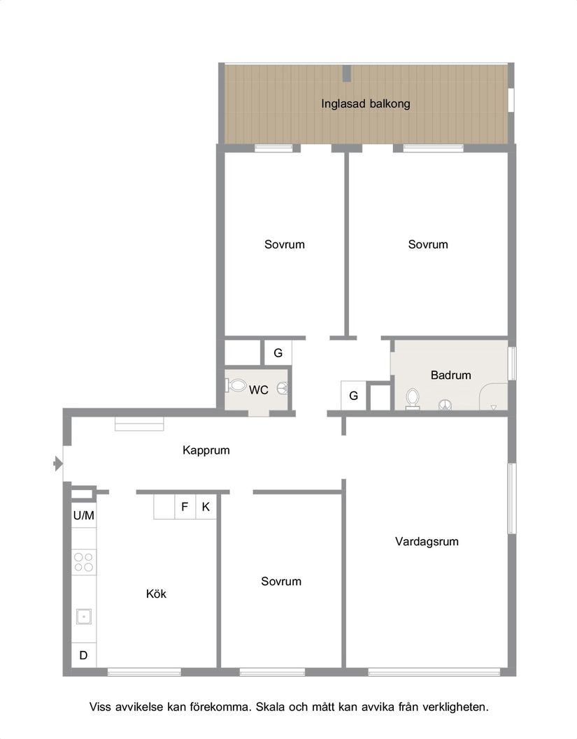 Bostadsrätt, Von lingens väg 7, Rosengård/Apelgården, Malmö
