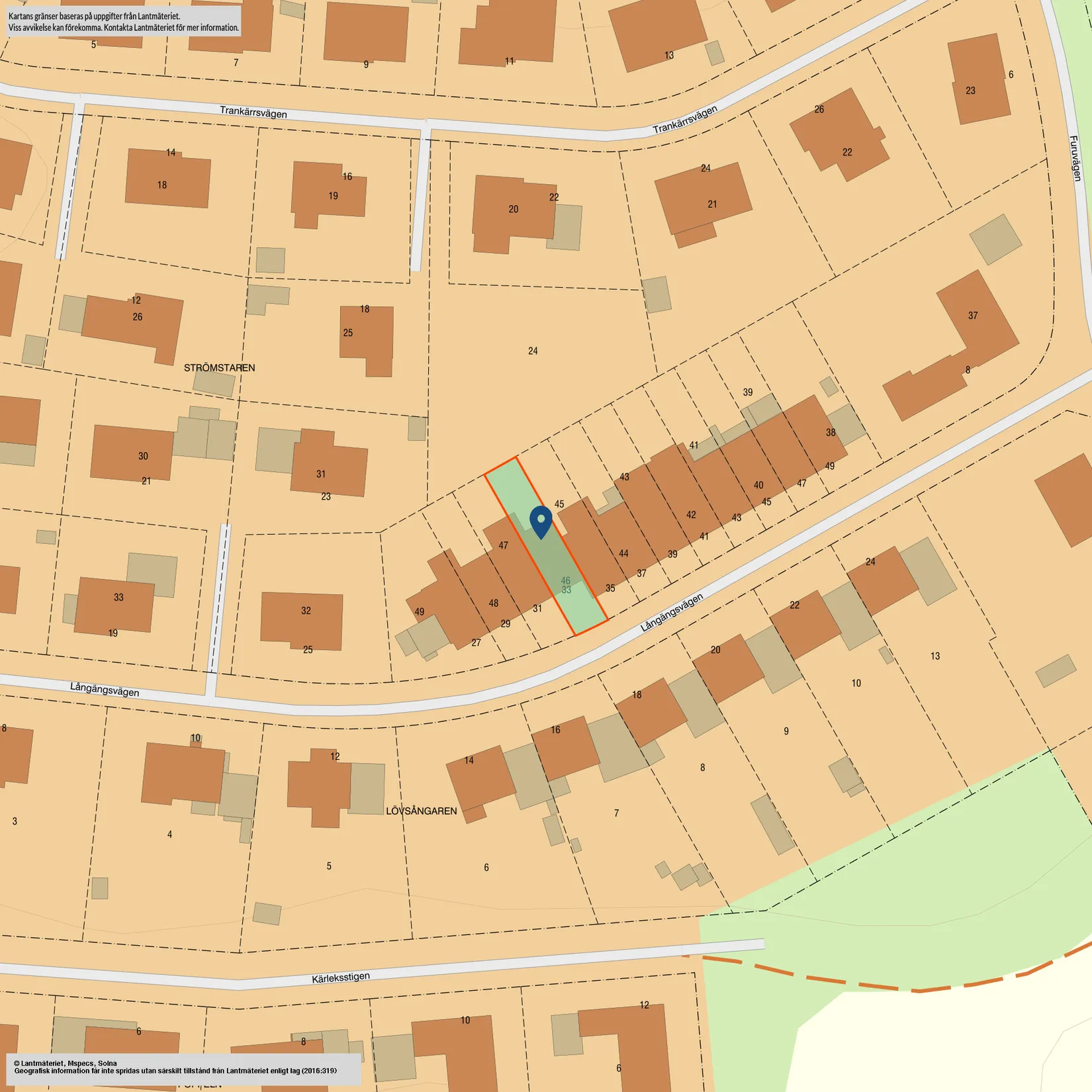 Radhus, Långängsvägen 33, Centralt, Oskarshamn