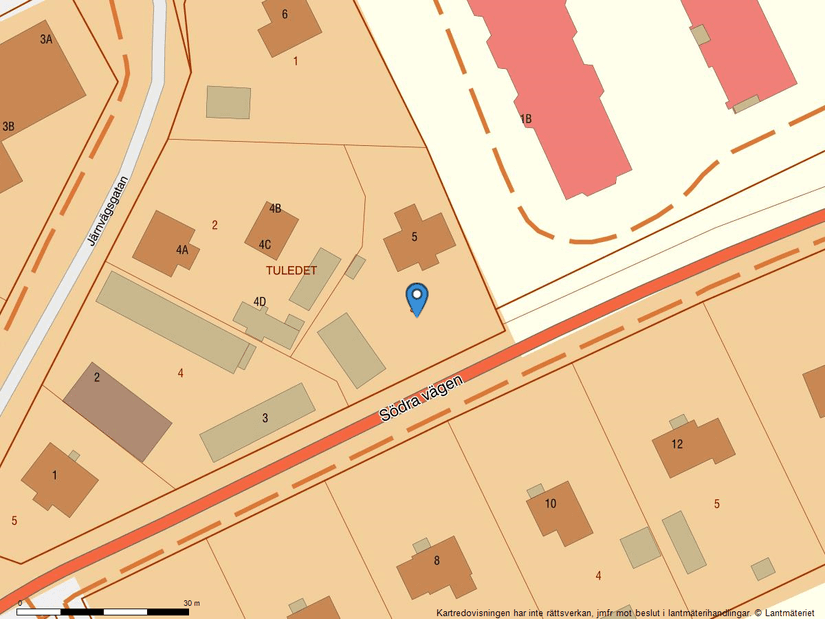 Villa, Södra vägen 5, Centralt, Vadstena