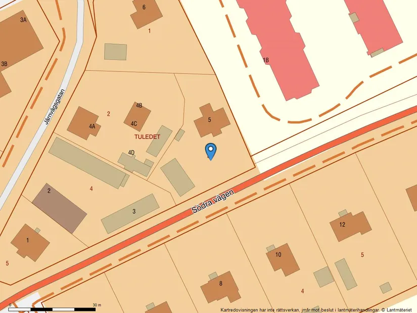 Villa, Södra vägen 5, Centralt, Vadstena