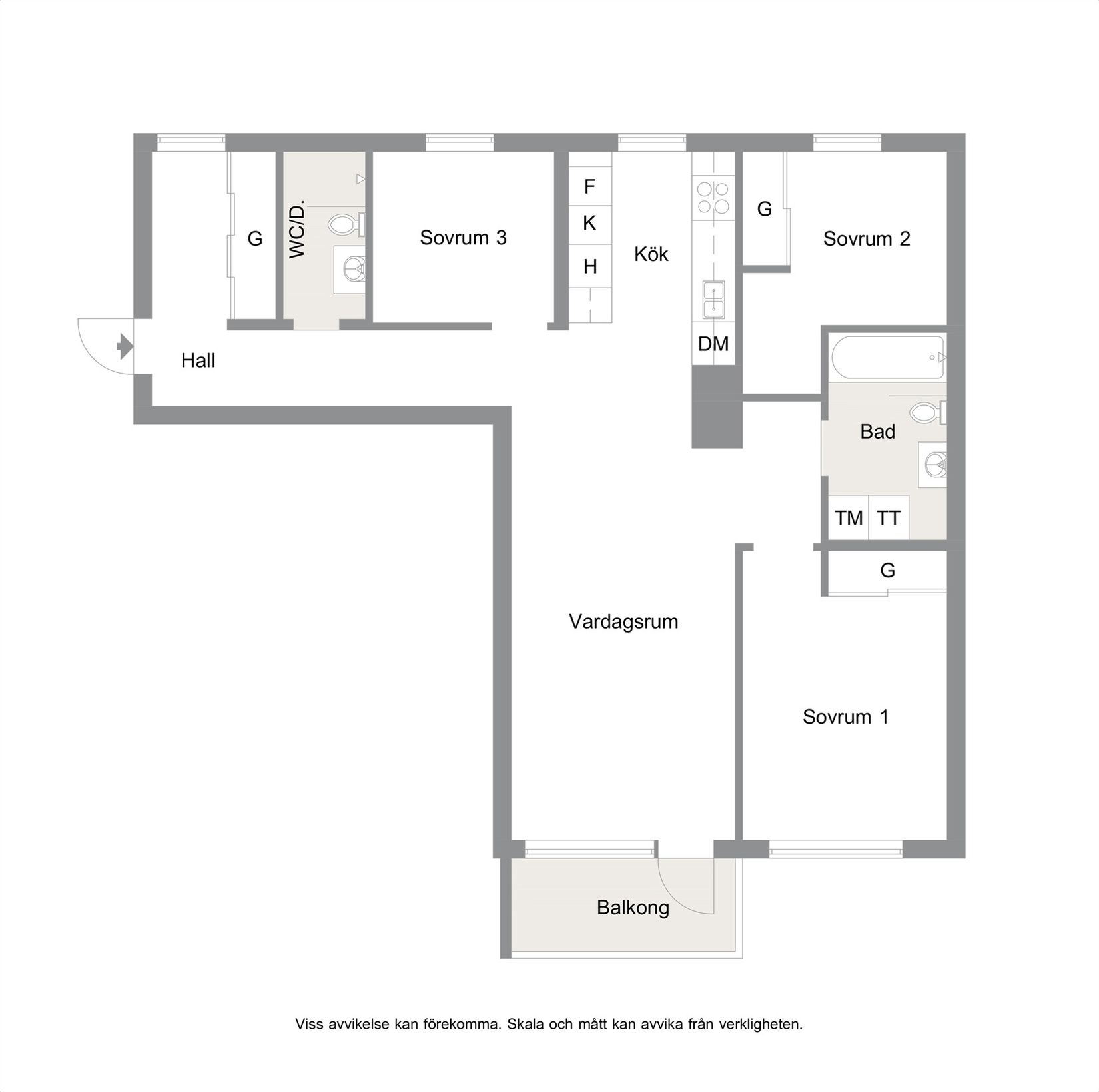 Bostadsrätt, Mellersta Tennisgränd 10, Hyllie, Malmö