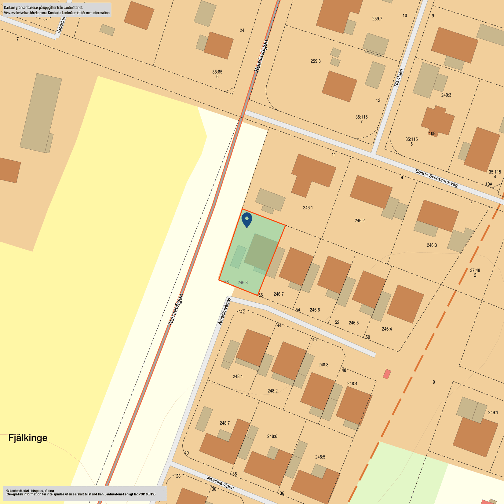 Villa, Amerikavägen 58, Kristianstad