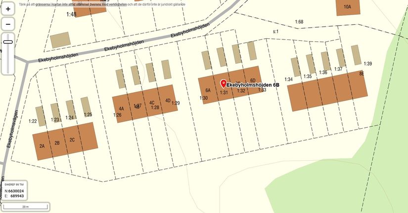 Villa, Radhus, Ekebyholmshöjden 6B, Ekebyholm, Norrtälje