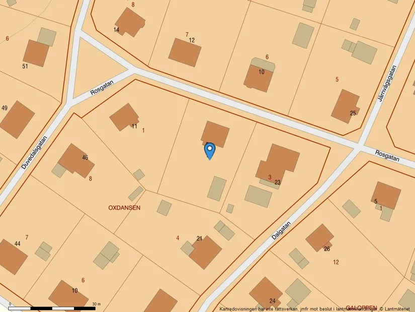 Villa, Rosgatan 9, Duvedal, Motala