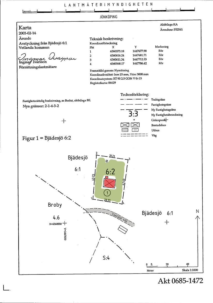 Villa, Bjädesjö Gröpple Kvarn 1, Småland, Vetlanda