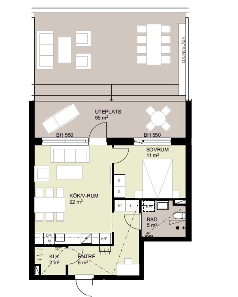 Bostadsrätt, Mariehällsvägen 30J, TERRASS!, Bromma - Mariehäll, Stockholm