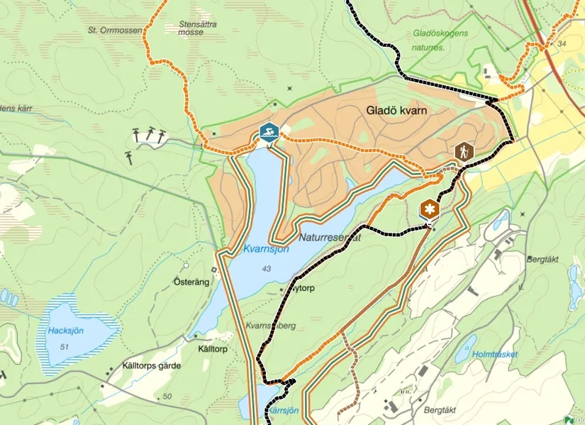 Tomt, Granåsvägen 35, Gladö Kvarn, Huddinge