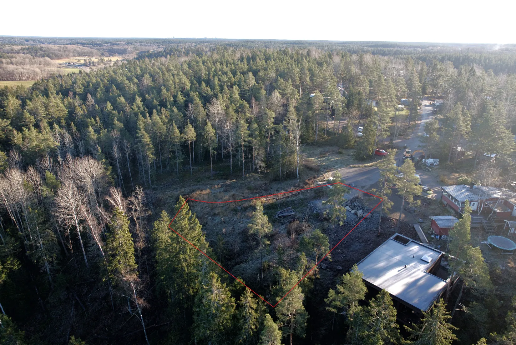 Tomt, Granåsvägen 35, Gladö Kvarn, Huddinge