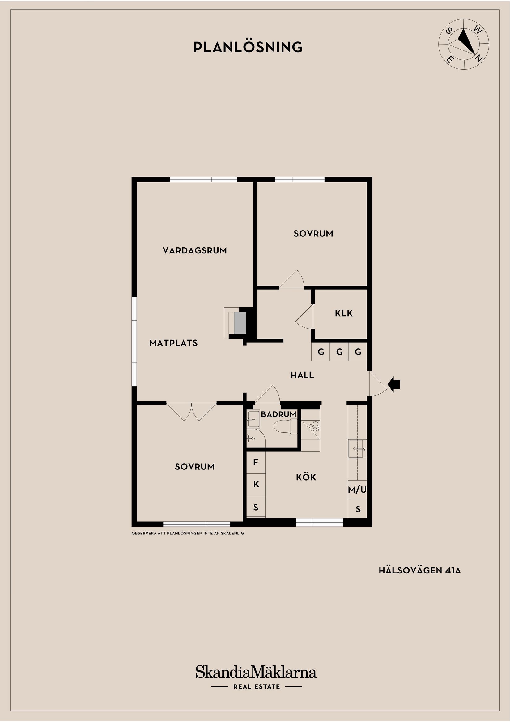 Bostadsrätt, Hälsovägen 41A, Stattena, Helsingborg