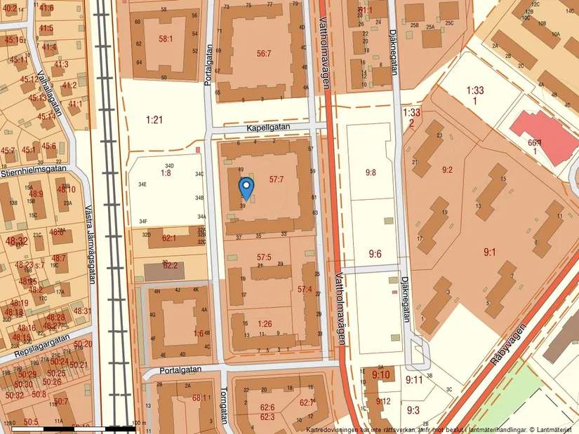 Bostadsrätt, Portalgatan 53, Kapellgärdet, Uppsala