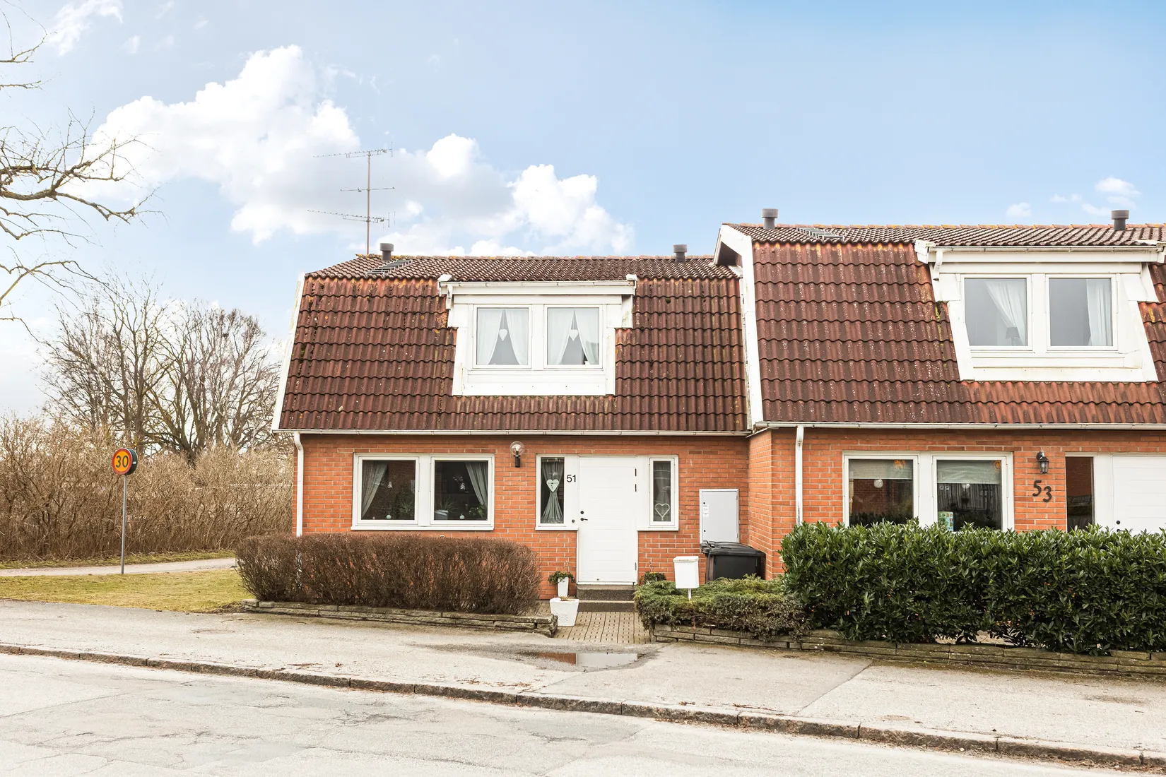 Villa, Radhus, Stavstensvägen 51, Trelleborg Väster, Trelleborg