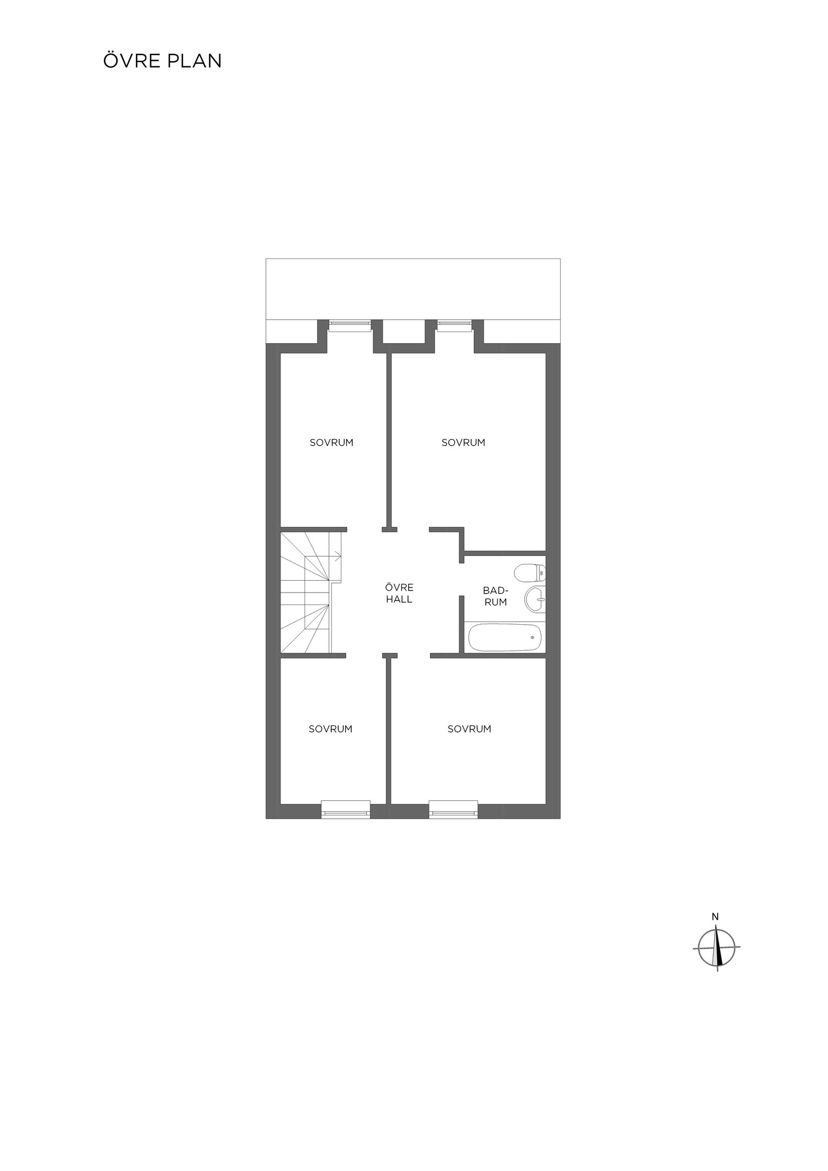 Villa, Radhus, Kalkstigen 8, Lillsjön, Upplands-Bro