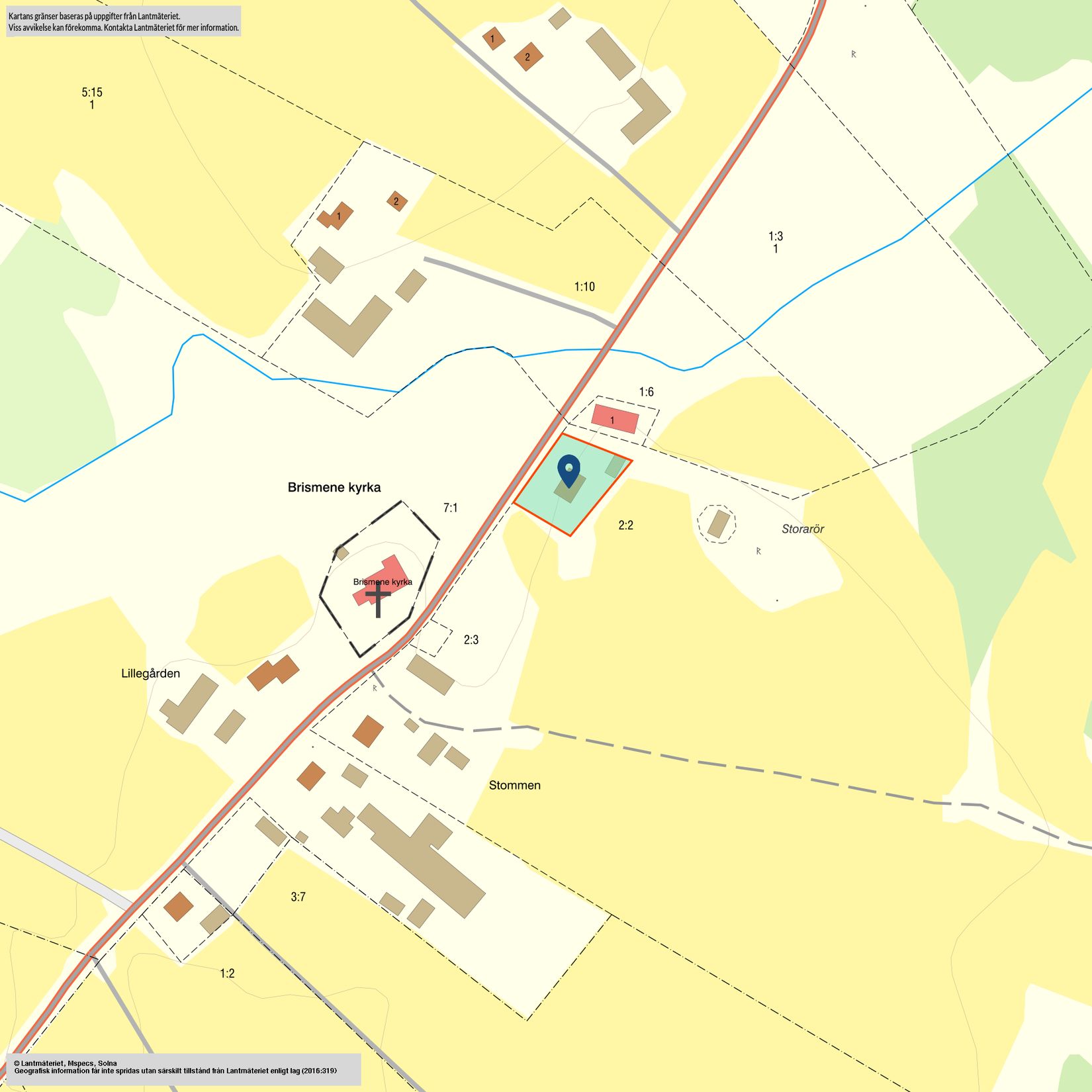 Villa, Brismene Småskolan, Brismene, Falköping