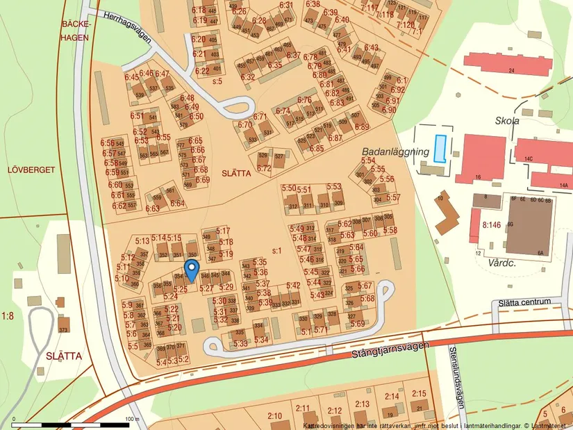 Villa, Radhus, Stångtjärnsvägen 353, Slätta, Falun