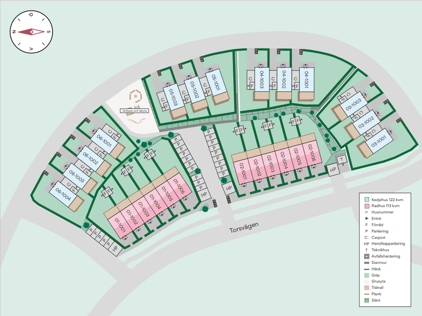 Radhus, Körvelvägen 10, Kolmården - Krokek, Norrköping