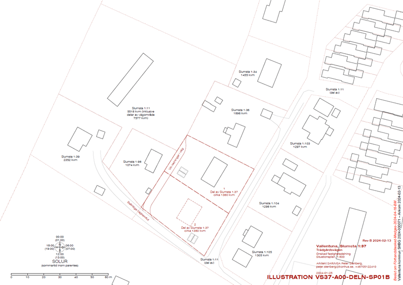 Tomt, SLUMSTA 1:11 - Tomt 1, Lindholmen, Vallentuna