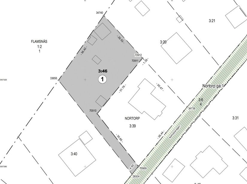 Tomt, Nortorpsvägen 19B, Åsa - Kuggaviken / Vassbäck, Kungsbacka