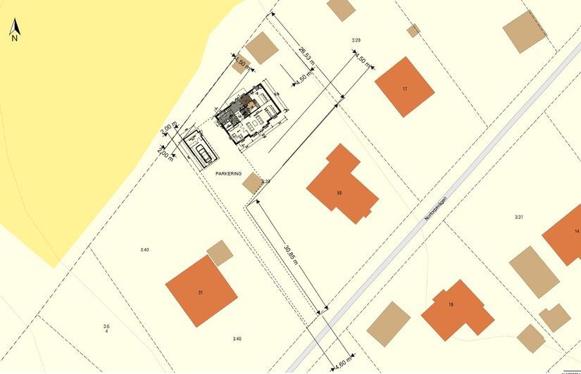 Tomt, Nortorpsvägen 19B, Åsa - Kuggaviken / Vassbäck, Kungsbacka