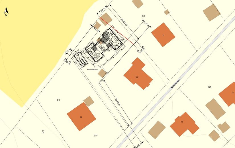 Tomt, Nortorpsvägen 19B, Åsa - Kuggaviken / Vassbäck, Kungsbacka